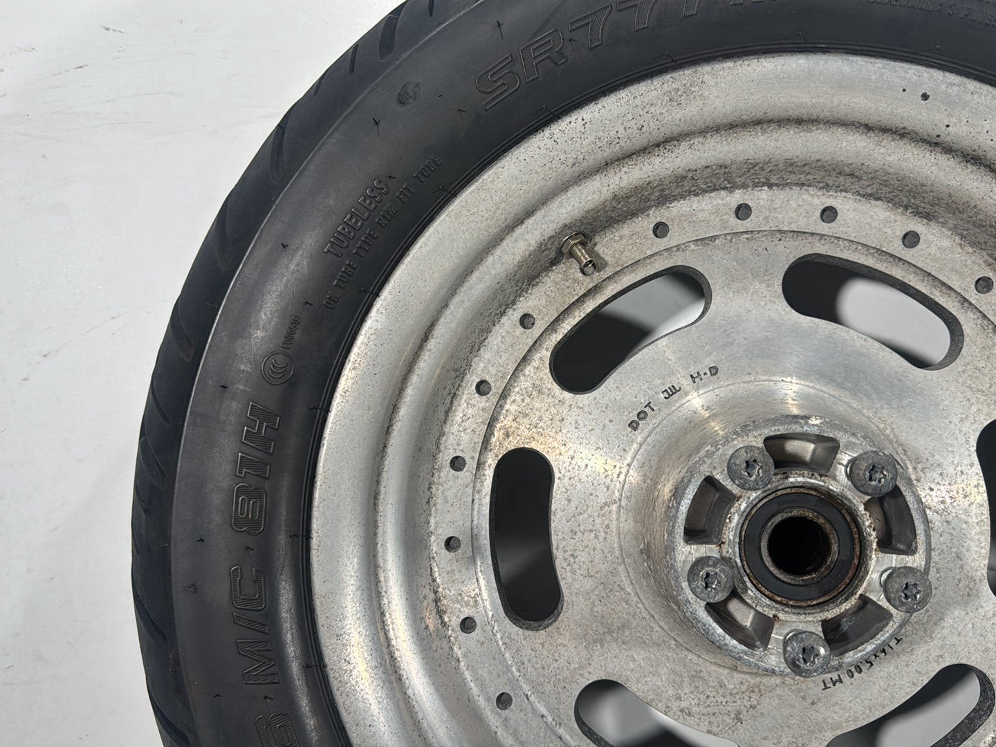 2012 Harley Dyna Fat Bob FXDF 103 OEM Rear Wheel Rim Tire
