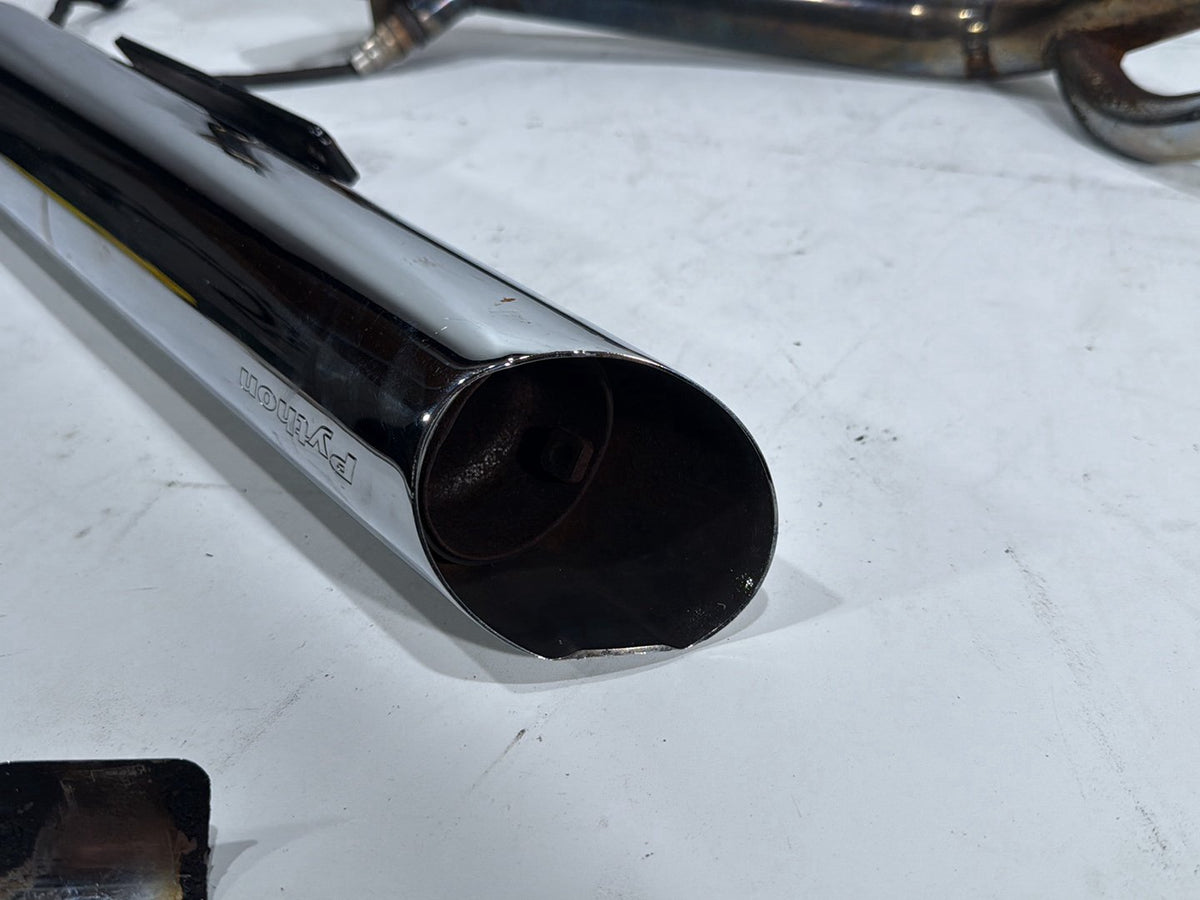 2007 Harley Softail Standard FXST OEM Exhaust Header Pipes Muffler