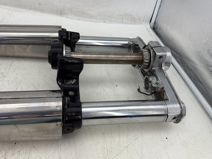 2000 Harley Softail FLSTC Heritage Classic OEM Front Triple Tree Set & LH RH Fork Legs Sliders
