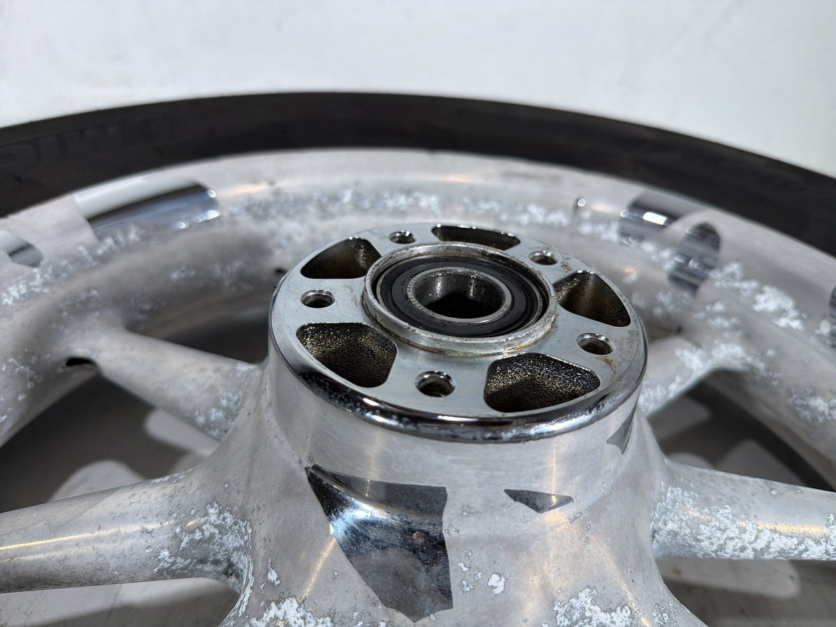 2004 Harley Electra Glide Touring Ultra OEM Front Wheel Rim Tire 130/90B16 16"