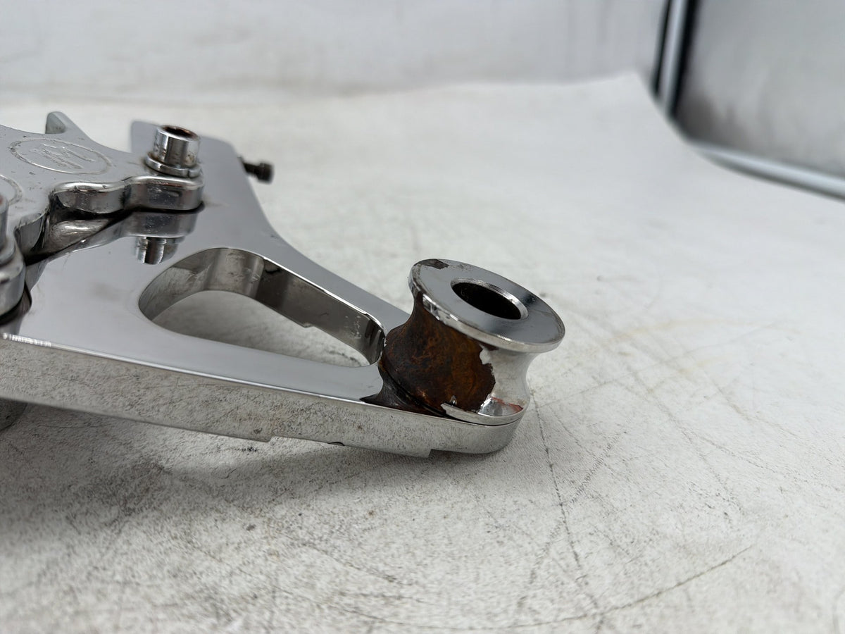 2002 Harley Dyna Wide Glide Rear Back Brake Caliper Bracket performance Peeling