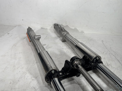 2013 Harley Heritage Softail Classic FLSTC OEM Front Triple Tree Set & LH RH Fork Legs Sliders