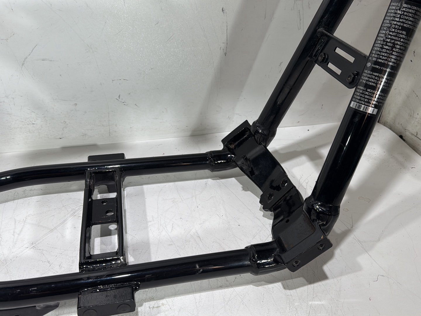 2008 Harley Dyna Fat Bob FXDF OEM Body Main Frame Chassis 29 degree rake CLN CLR