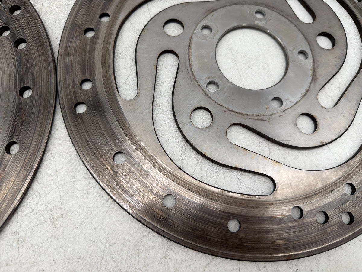 2004 Harley Electra Glide CVO Screamin Eagle OEM Front Brake Rotors Disc Pair
