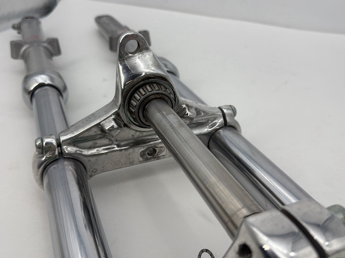 2003 Harley Sportster XL1200C 1200 Front Triple Tree Set LH RH Fork Legs Sliders