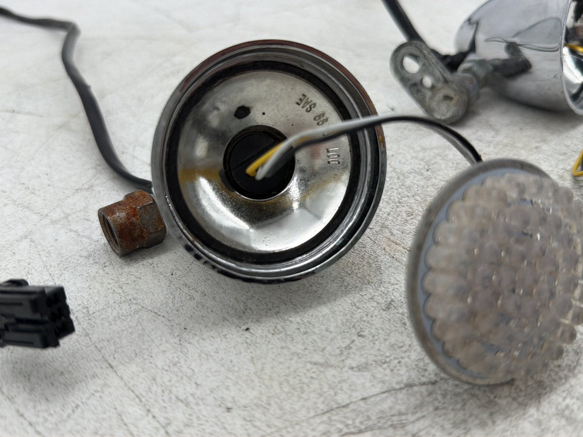 2006 Harley Dyna Super Glide FXDI OEM Front Left Right Turn Signal Indicators