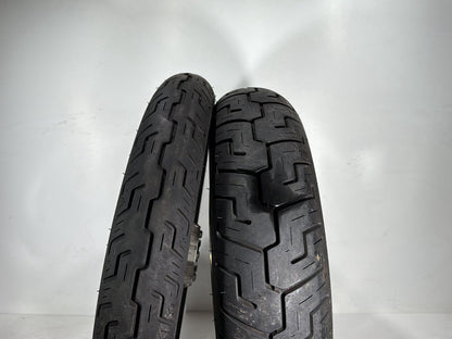 2002 Harley Dyna FXD Super Glide OEM Front & Rear Wheel Rim Tire