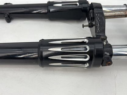 1999 - 2006 Harley-Davidson Touring Electra Glide Front Triple Tree Set & LH RH Fork Legs Sliders 	45446-87A