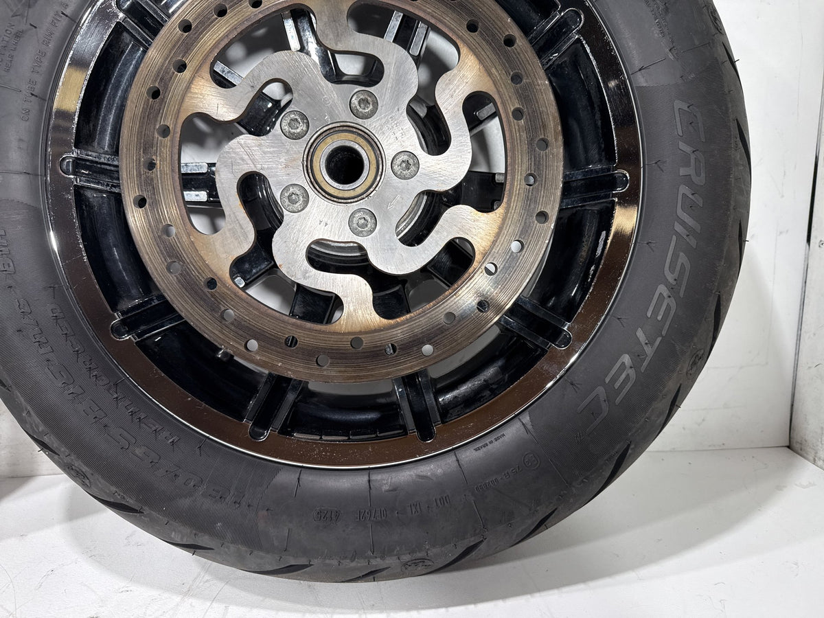 2014 Harley Electra Glide Touring OEM Front & Rear Wheel Rim Tire ABS 16" 17"