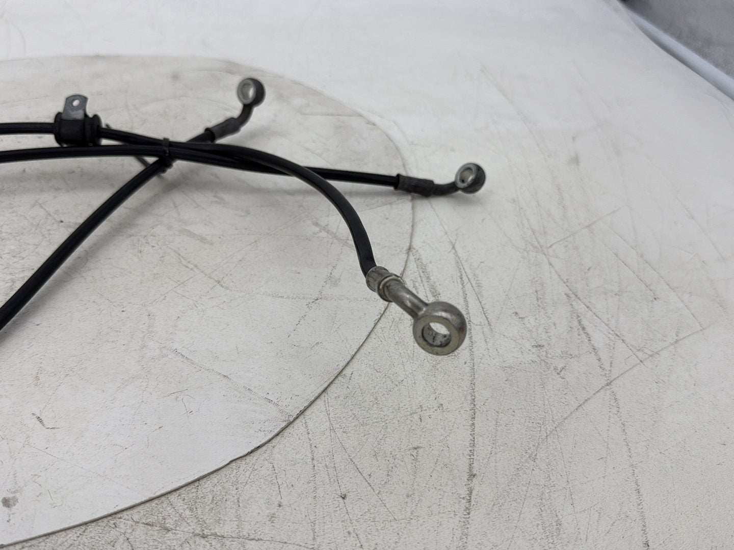 2015 Harley Dyna Low Rider FXDL OEM Front Brake Hose Line Pipe