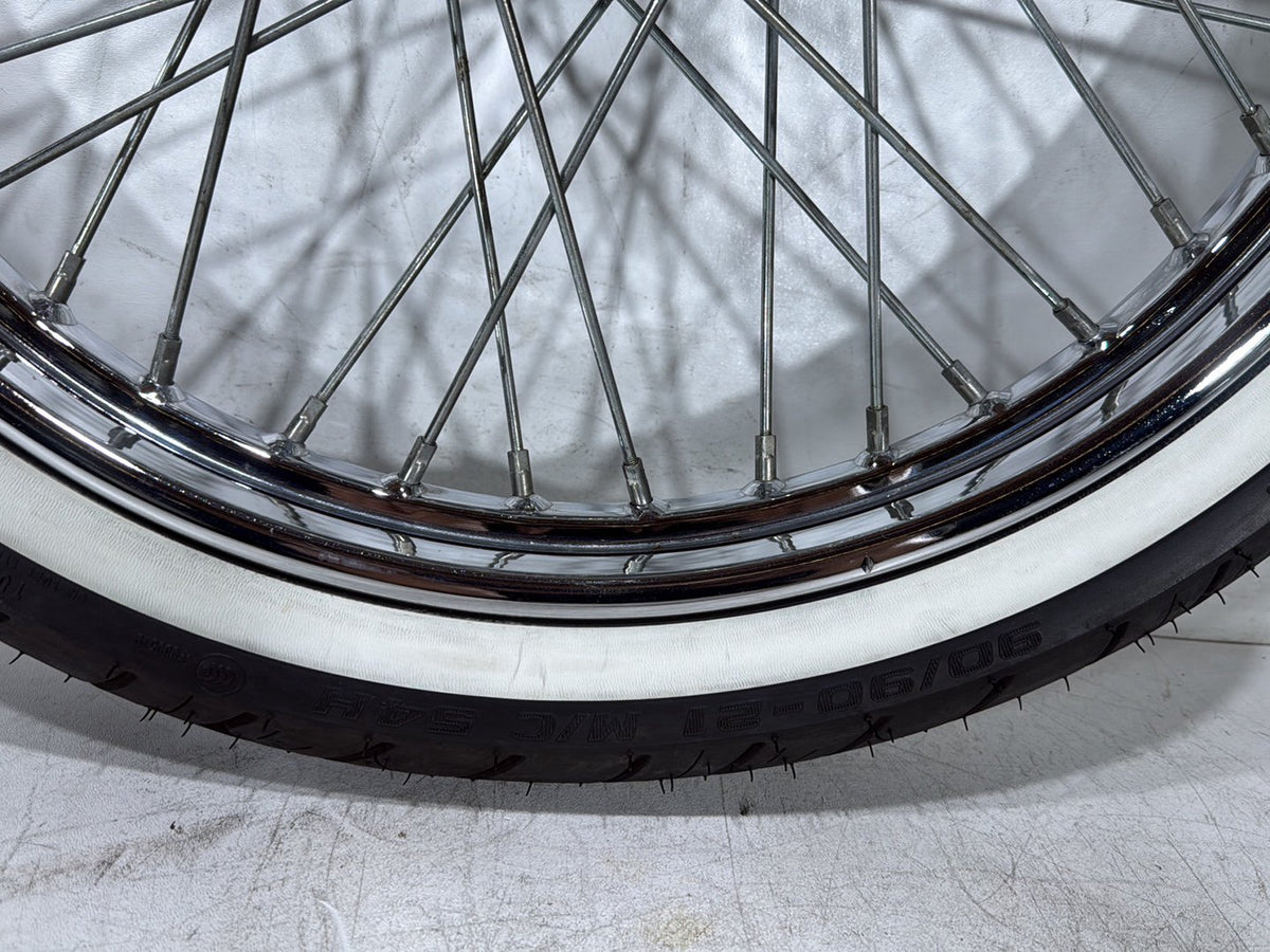 2003 Harley Softail Deuce FXSTD OEM Front Wheel Rim Tire Spoked