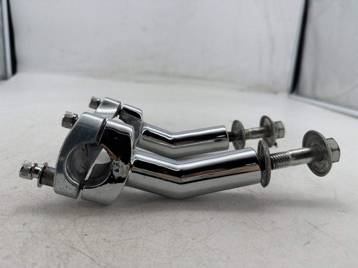2001 Harley Softail Standard FXST OEM Front Handlebar Riser Top Clamp Chrome