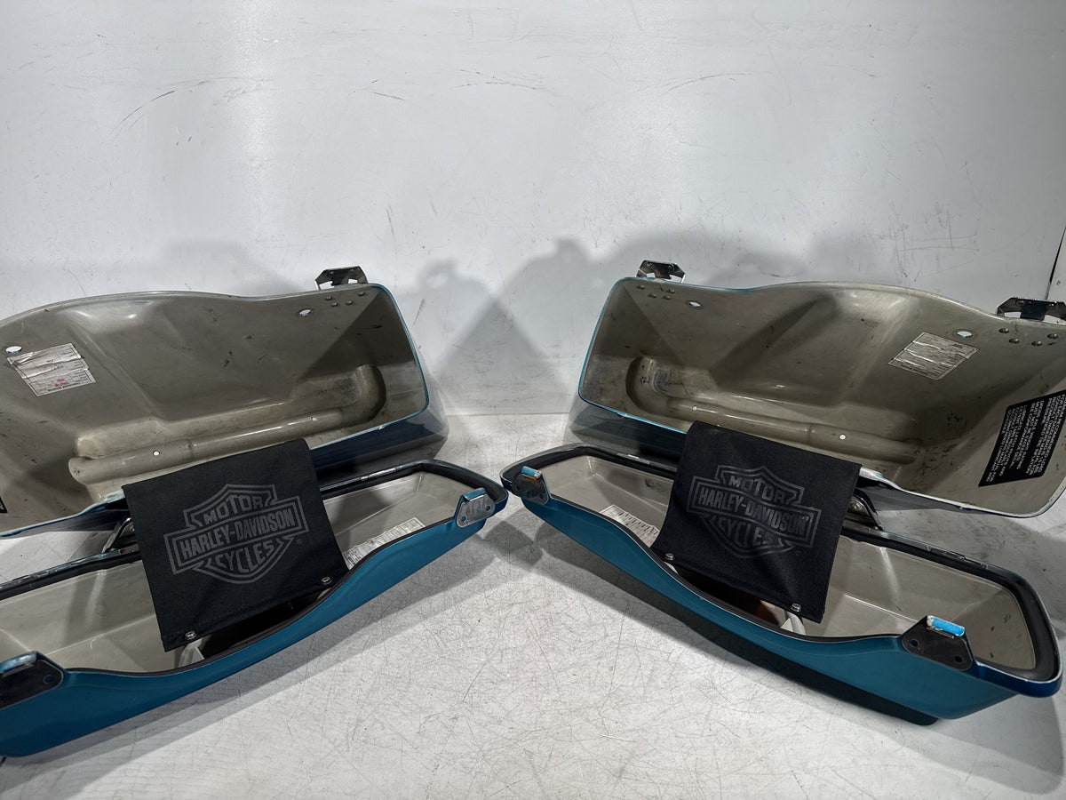 1995 Harley Electra Glide Touring FLHT OEM Left Right Saddlebags Luggage NOKey