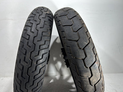 1997 Harley Road King Touring Police Front & Rear Wheel Rim Tire 43402-87A 16"