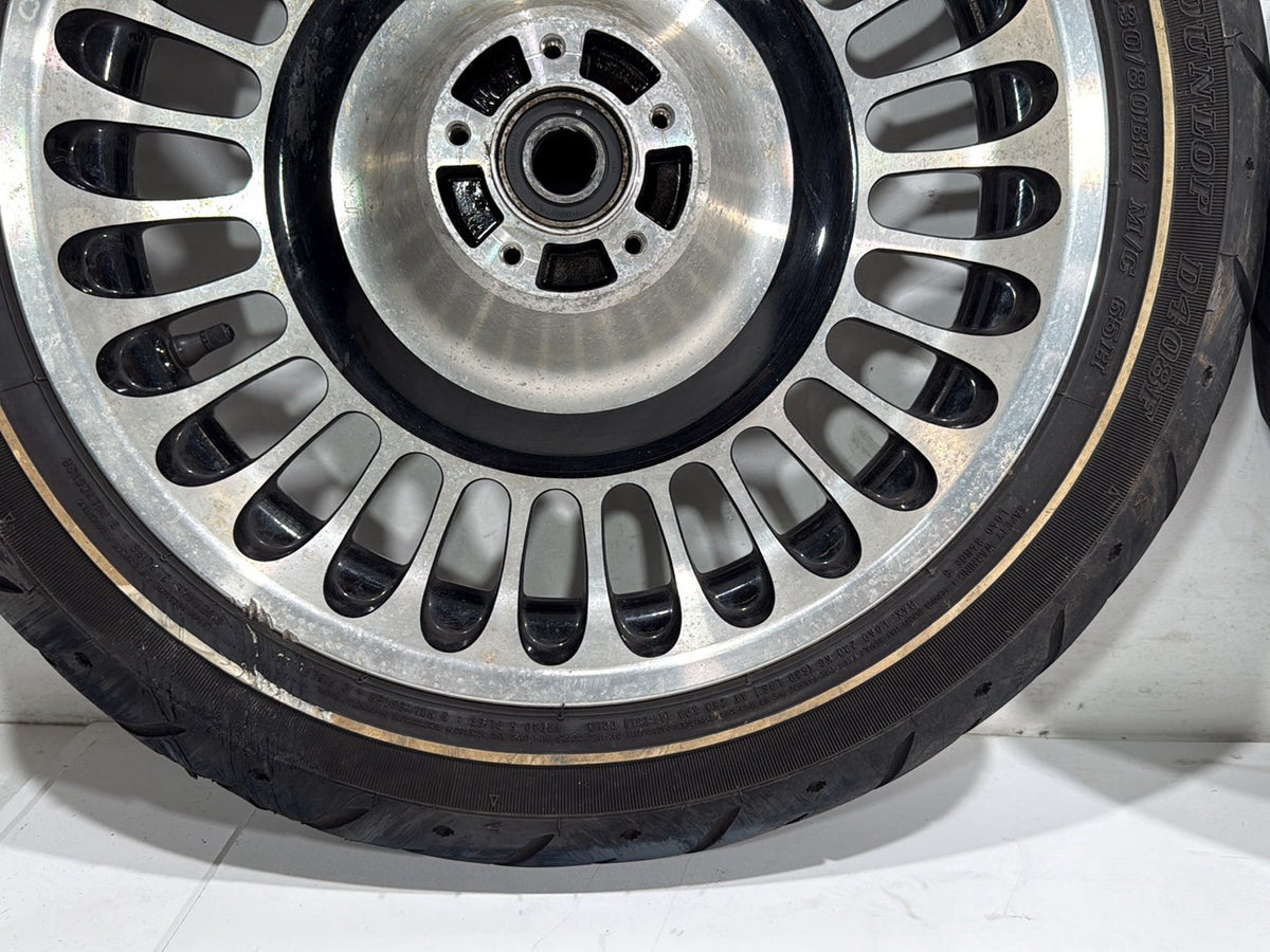 2010 Harley Electra Glide Touring Ultra FLHTCU OEM Front & Rear Wheel Rim Tire16" 17"