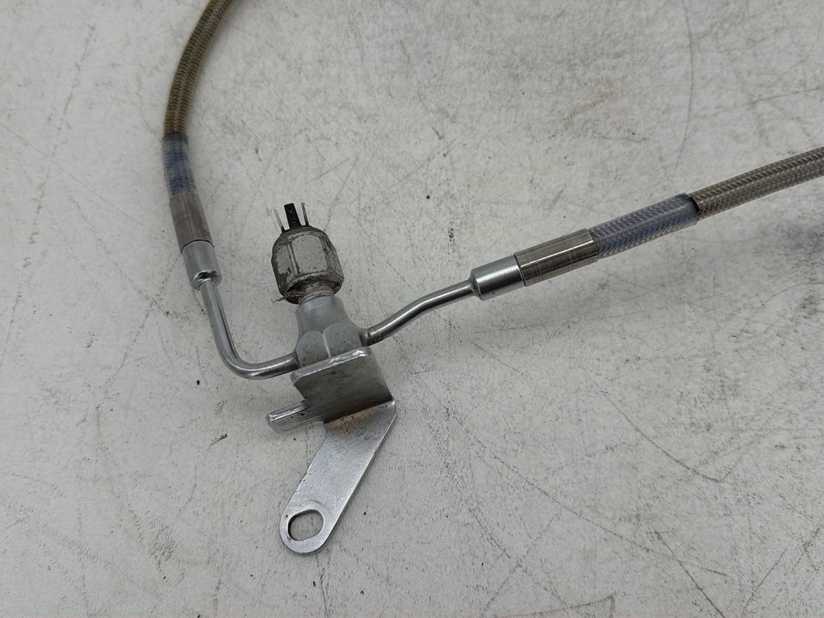 2005 Harley Softail Fat Boy FLSTF OEM Rear Brake Hose Line Pipe