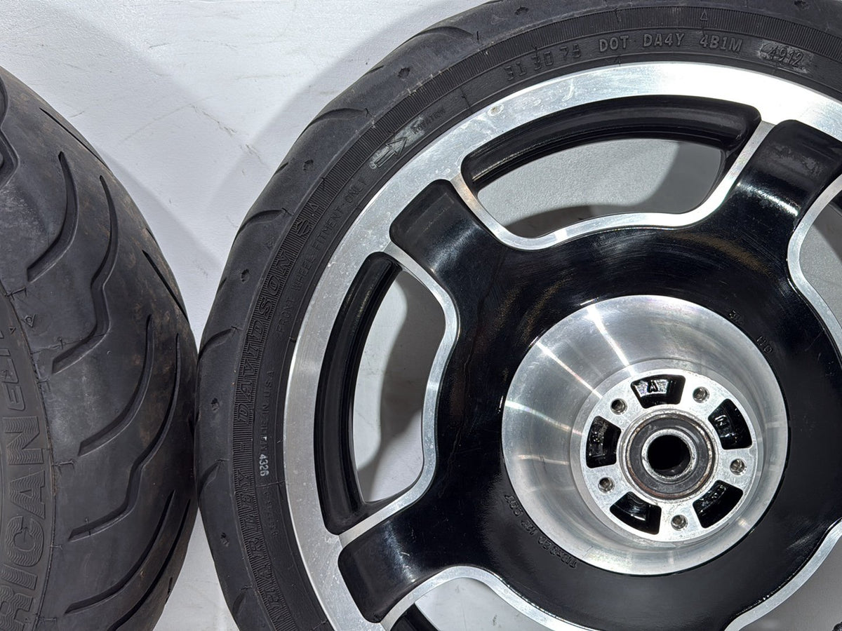 13 Harley Street Glide Touring OEM Front & Rear Wheel Rim Tire AIRSTRIKE 16" 18"