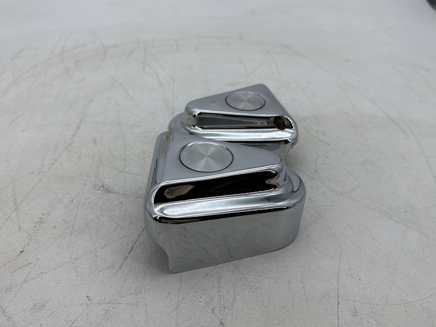 1997 Harley Softail FLSTC Heritage Classic Rear Wheel Axle Nut Covers Caps
