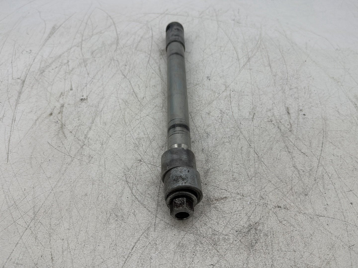 2004 Harley Road King Touring Custom FLHRSI OEM Front Wheel Axle Bolt Shaft