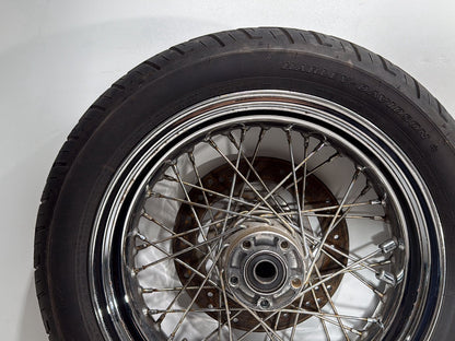2007 Harley Dyna Street Bob FXDBI OEM Front Rear Wheel Rim Tire Spoked