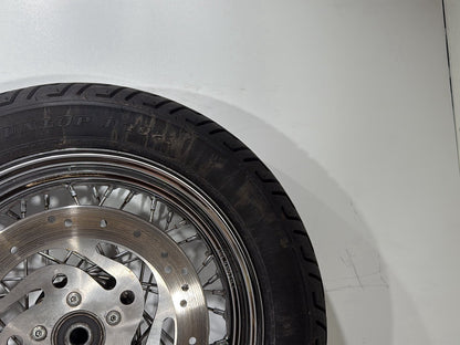 2006 Harley Softail FLSTCI Heritage Classic OEM Front Rear Wheel Rim Tire Spoked