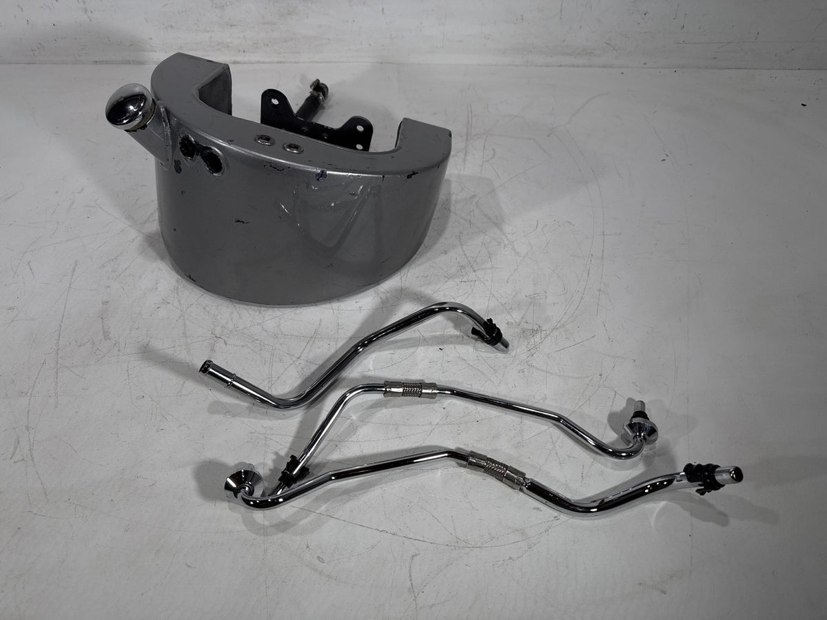 2001 Harley Softail Standard OEM Oil Tank Reservoir Bottle Canister & Dipstick