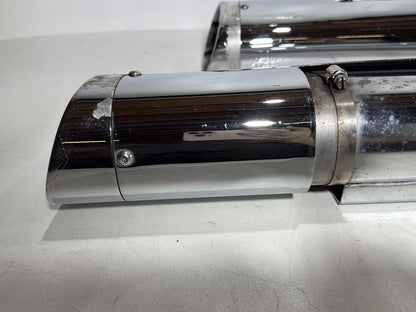 1999 - 2006 Harley-Davidson Touring Electra Glide Ultra Exhaust Header Pipes Muffler Vance & Hines 65621-99B , 65539-95A