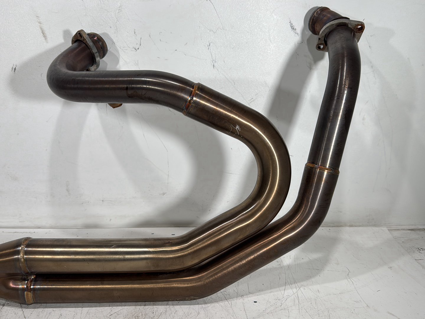 2004 Harley Dyna Super Glide FXDI OEM Exhaust Header Pipes Muffler
