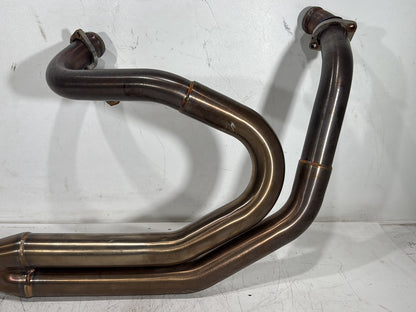 2004 Harley Dyna Super Glide FXDI OEM Exhaust Header Pipes Muffler