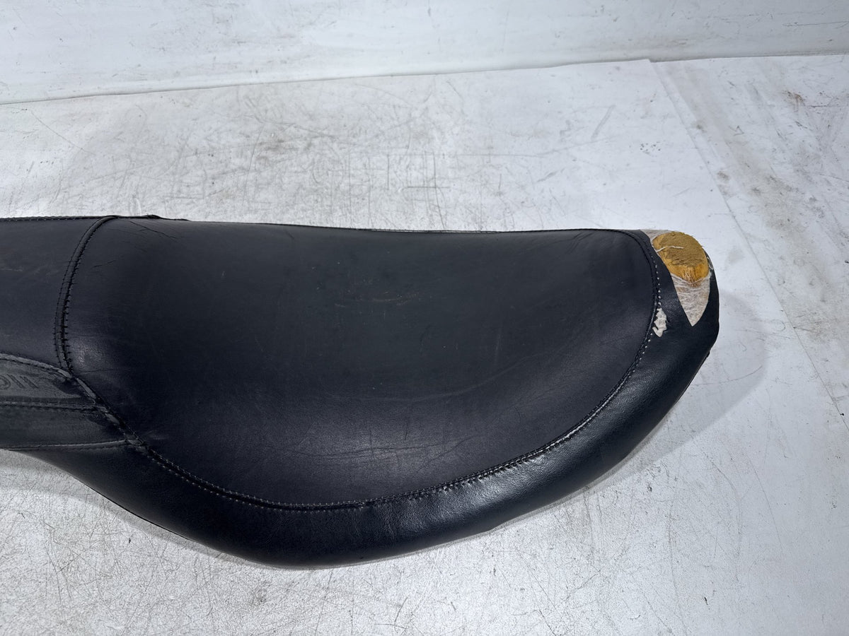 2002 Harley Dyna Wide Glide FXDWG OEM Passenger Rider Driver Seat Saddle TORN