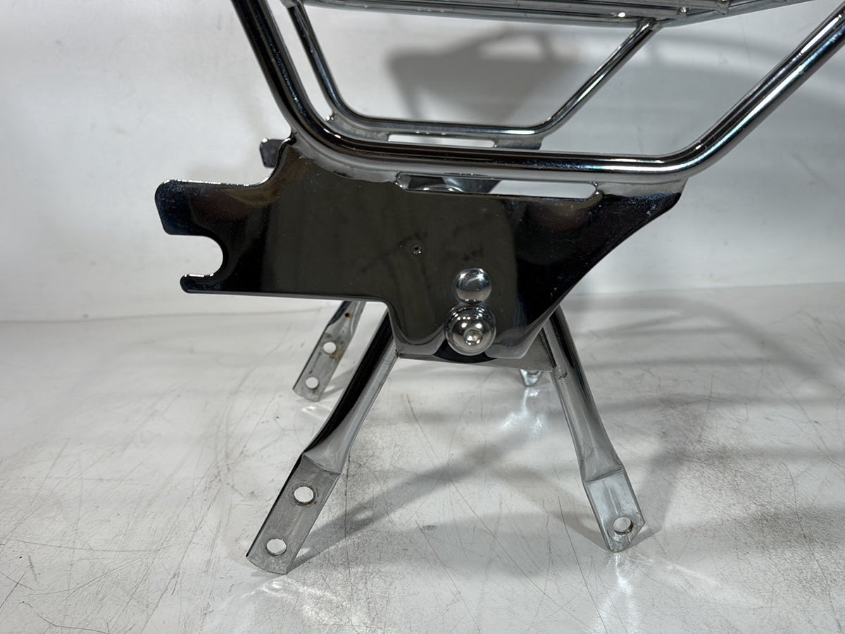 08 Harley Touring Electra Glide Ultra Rear Back Luggage Rack Storage Baggage Bar