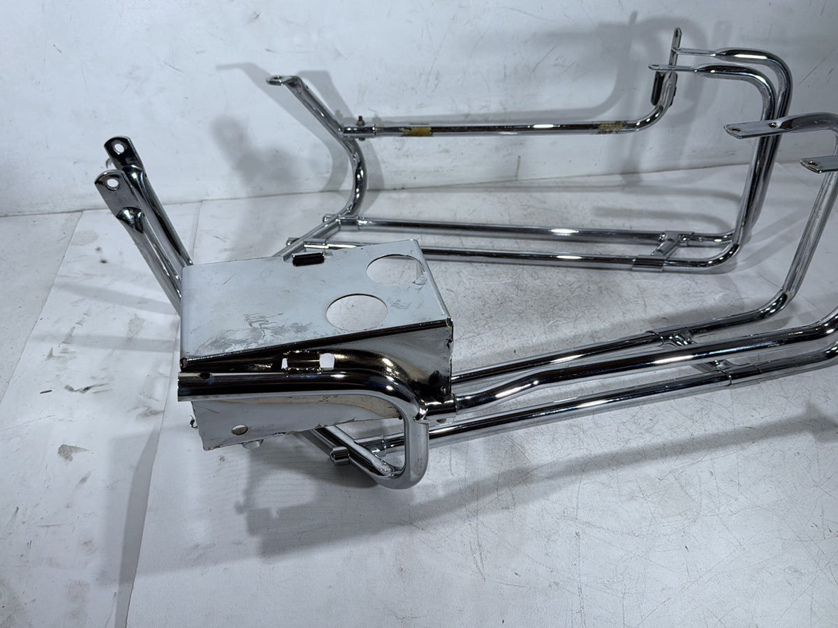 1990 Harley Electra Glide Touring OEM Rear Left Right Saddlebag Guard Rails Bar