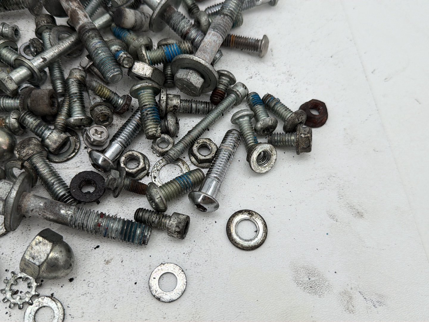 2008 Harley Dyna Fat Bob FXDF OEM Hardware Bolts Nuts & Brackets