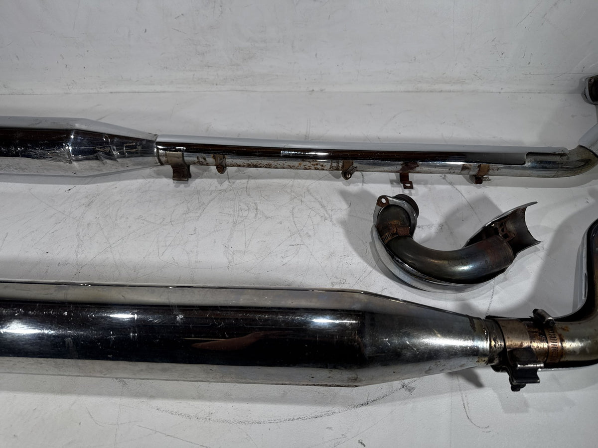 06 Harley Road King Touring Custom Exhaust Header Pipes Vance & Hines Scratched