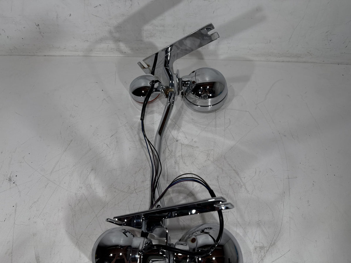 96 Harley Electra Glide Touring Ultra Front Turn Signal Indicators Aux Light Bar