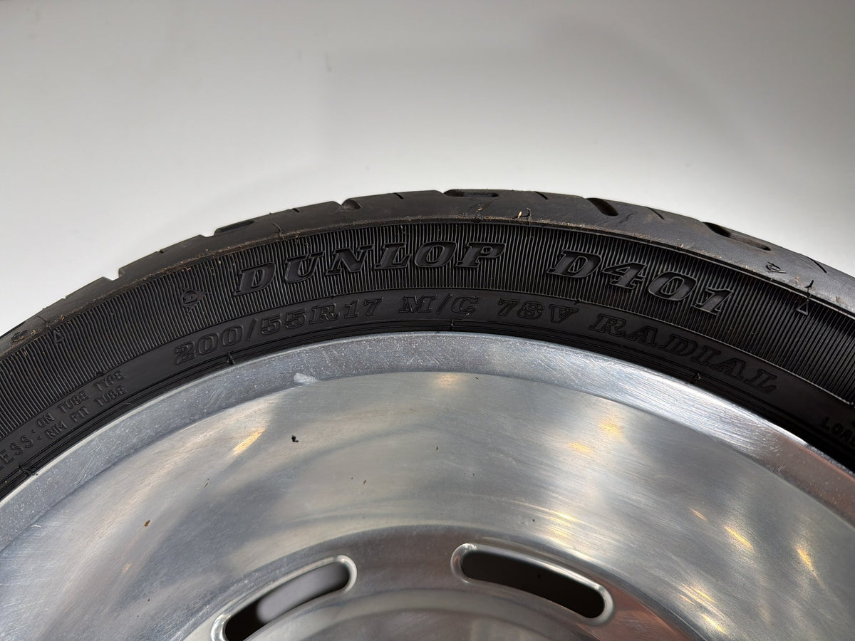 2008 Harley Softail Custom FXSTC OEM Rear Wheel Rim Tire 200/55R17 78V 17"