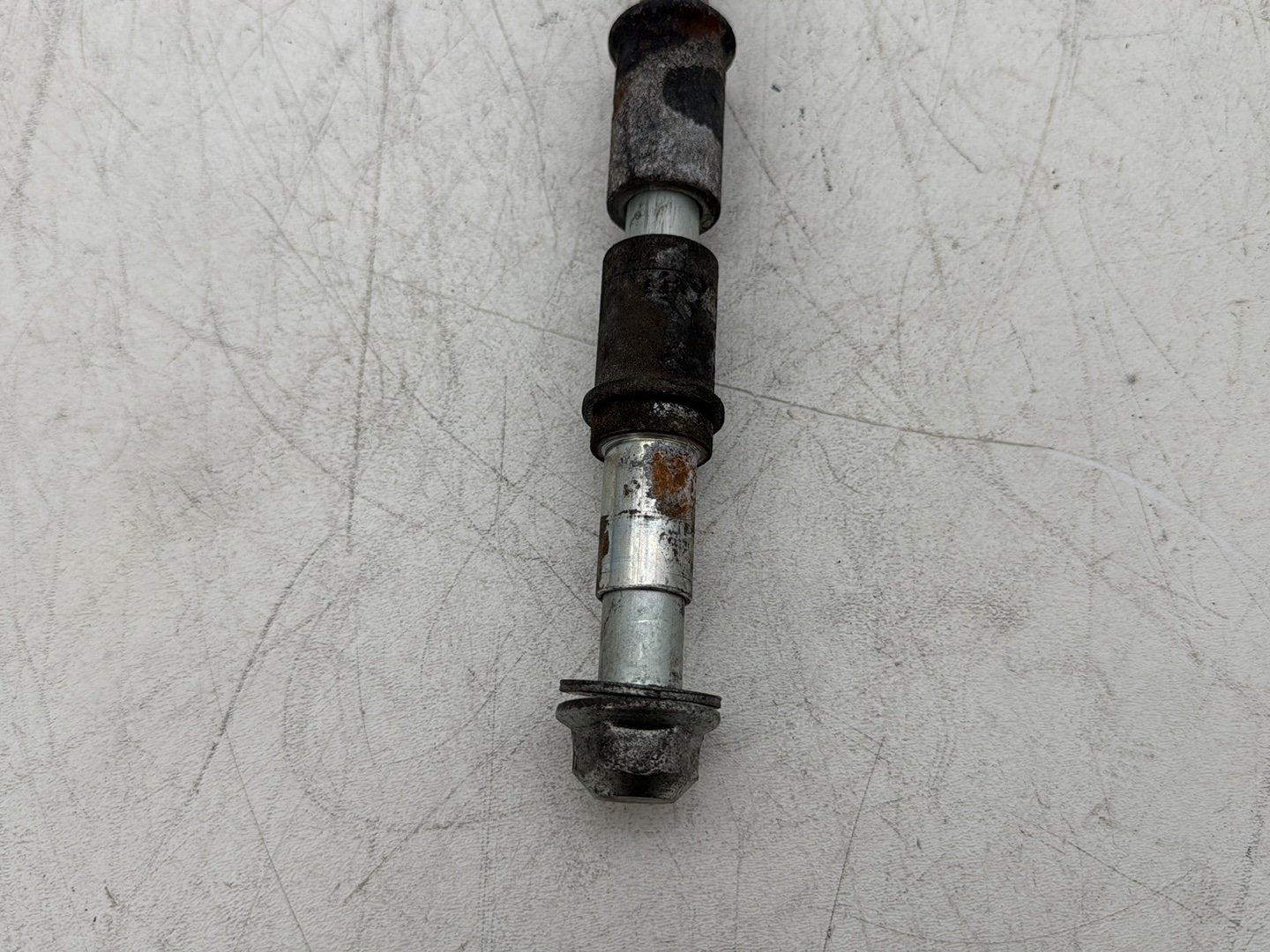 2011 Harley Softail FLSTFB Fat Boy OEM Rear Fork Swingarm Pivot Bolt Shaft