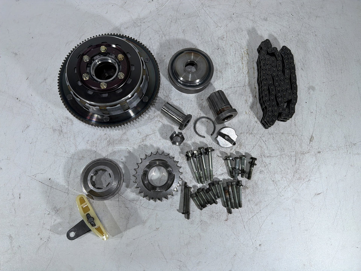 2001 Harley Fat Boy Softail FLSTFI OEM Clutch Basket Chain Tensioner Kit