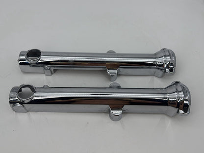 1999 - 2006 Harley-Davidson Dyna Low Rider Front Left & Right Fork Legs Sliders Chrome