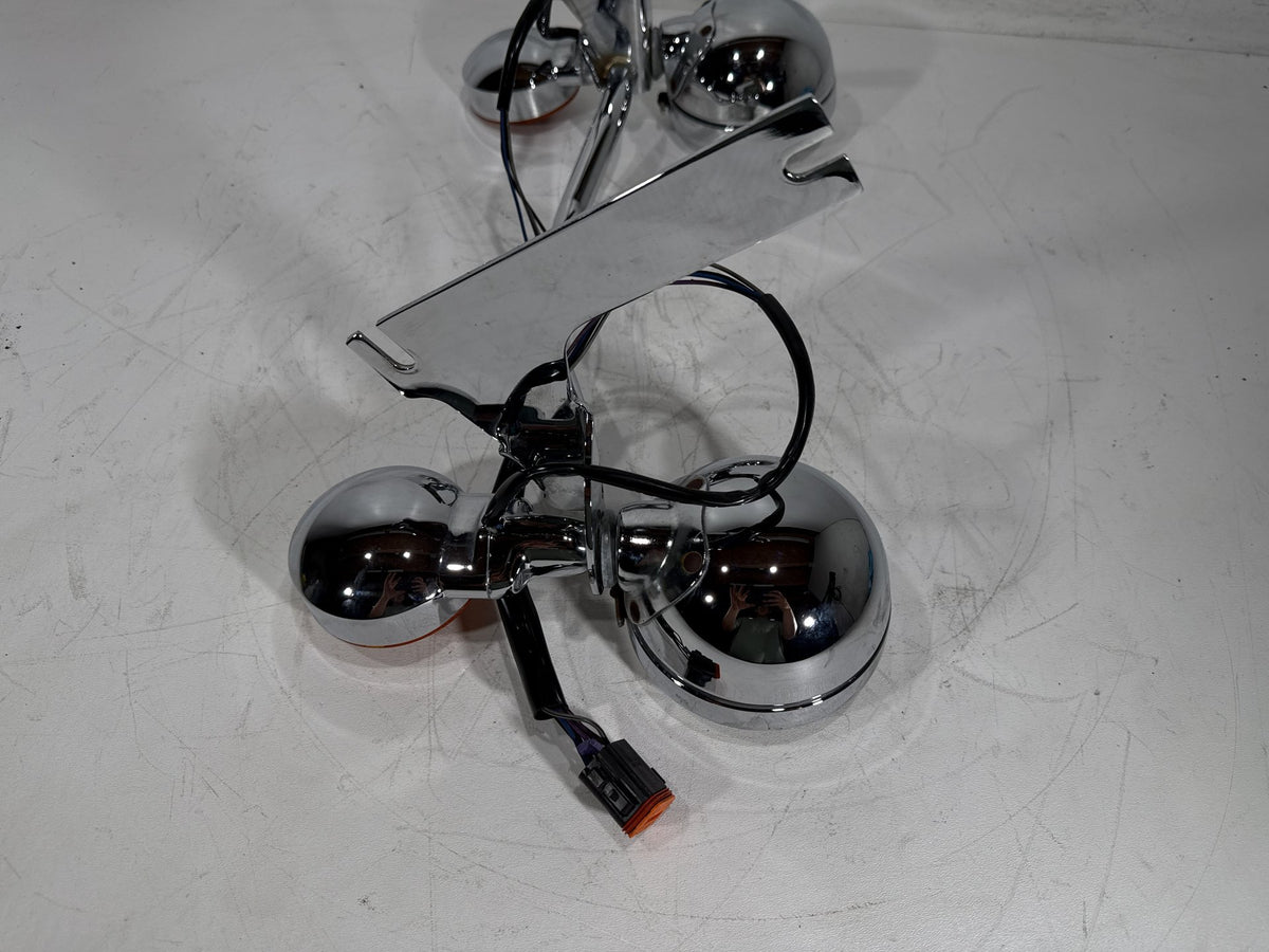 96 Harley Electra Glide Touring Ultra Front Turn Signal Indicators Aux Light Bar