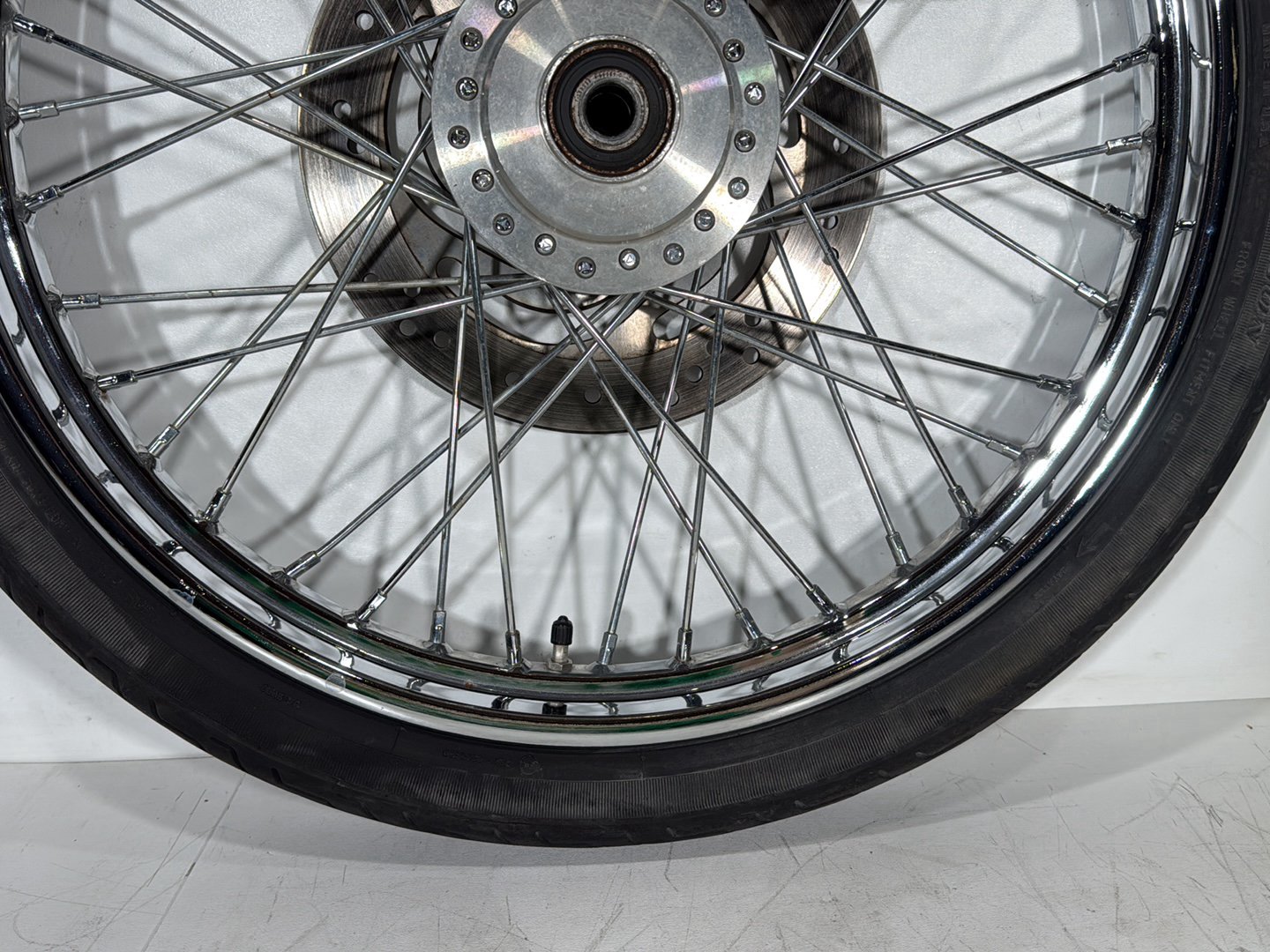 2004 - 2013 Harley-Davidson Sportster 1200 Custom Front Wheel Rim Tire Spoked 44610-05
