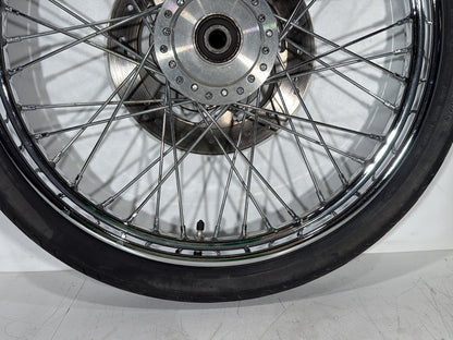 2004 - 2013 Harley-Davidson Sportster 1200 Custom Front Wheel Rim Tire Spoked 44610-05