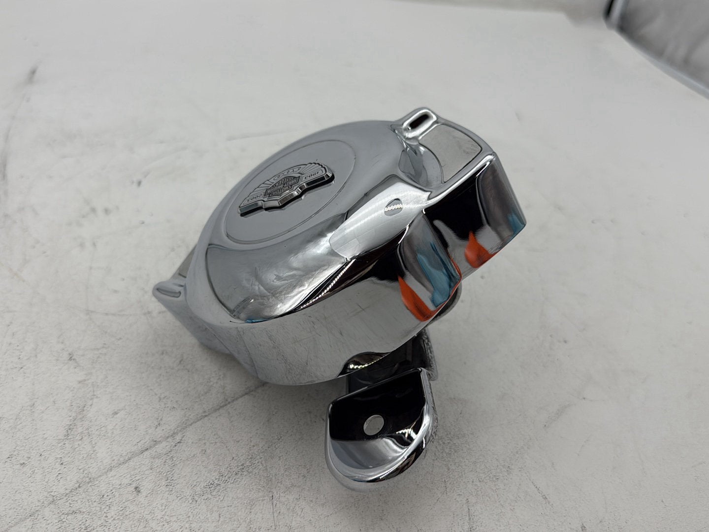 2003 Harley Electra Glide Touring Ultra FLHTCUI OEM Horn Signal Klaxon Chrome Cover