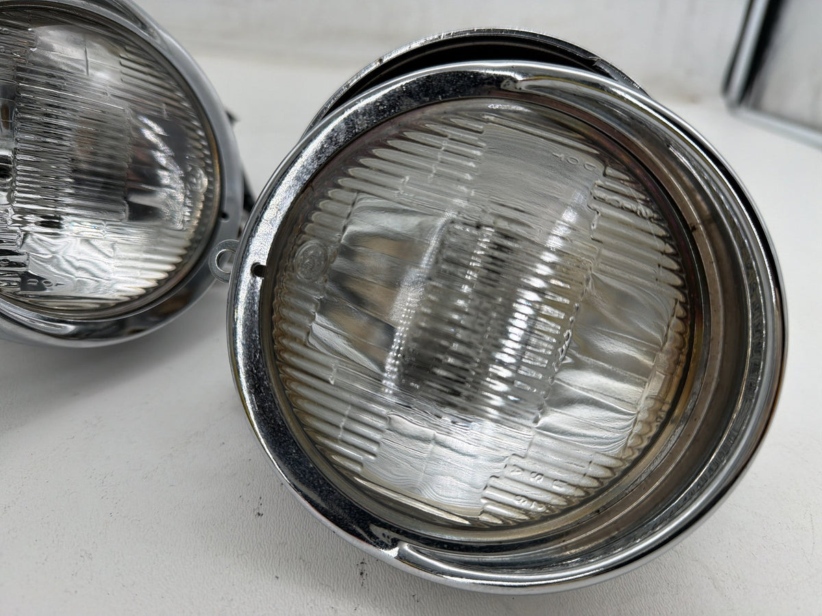 1994 Harley Softail Custom FXSTC OEM Headlight Headlamp Head Light Halogen Dual