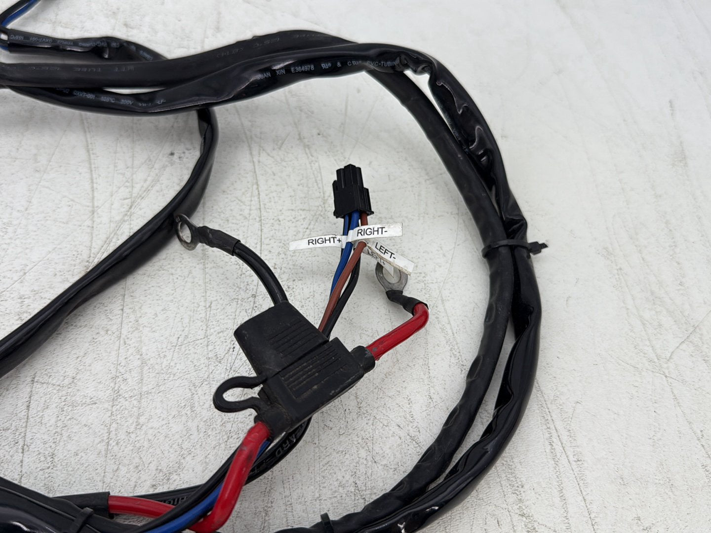 07 Harley Electra Glide Touring Ultra OEM Wire Wiring Harness Plug In Connectors