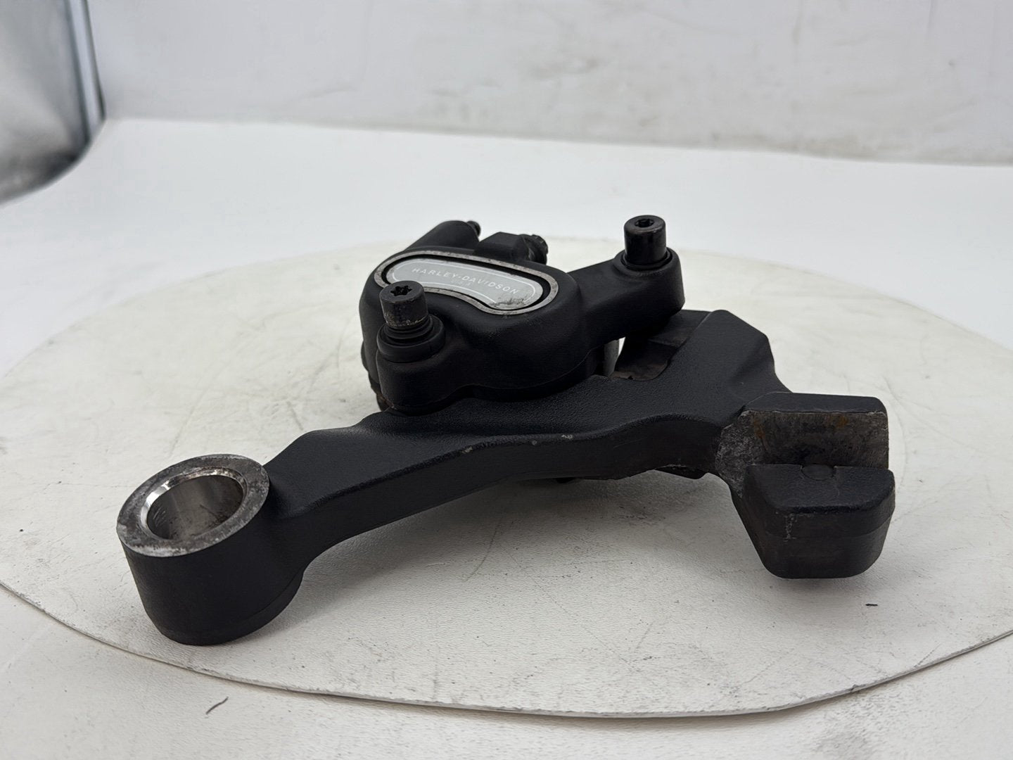 2012 Harley Dyna Fat Bob FXDF 103 OEM Rear Back Brake Caliper w/ Bracket
