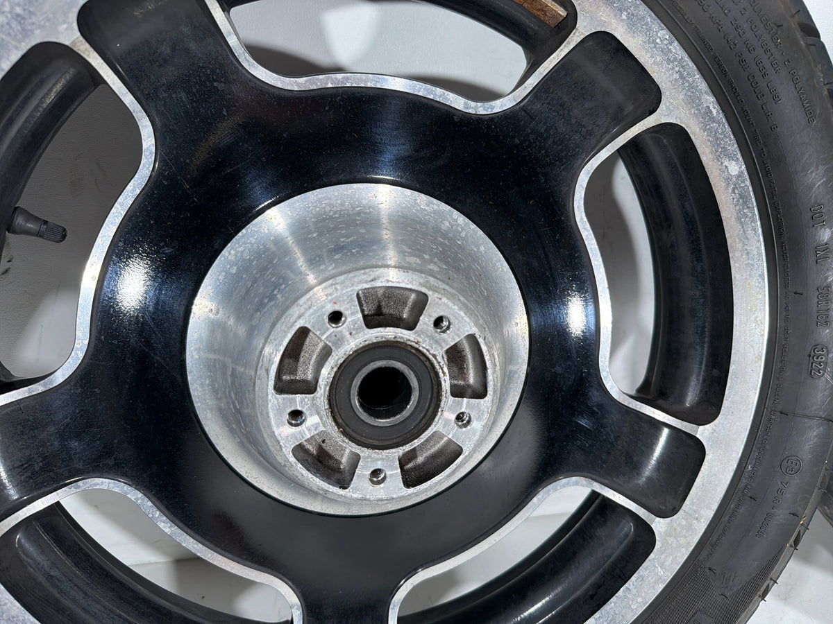 2009 Harley Street Glide Touring FLHX OEM Front & Rear Wheel Rim Tire 17" 16"