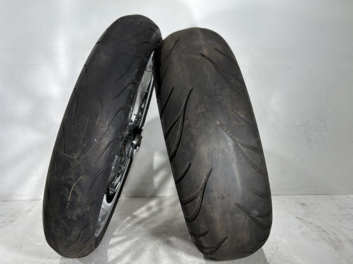 2009 Harley Road Glide Touring FLTR OEM Front & Rear Wheel Rim Tire