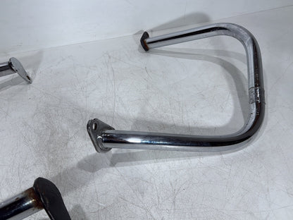 06 Harley Touring FLHRI Road King OEM Rear Left Right Saddlebag Guard Rails Bar