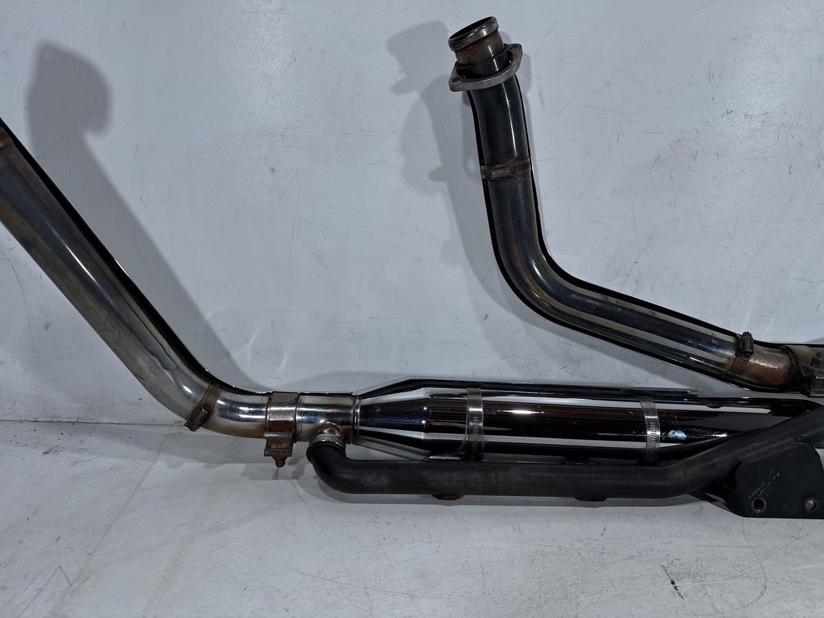2001 Harley Heritage Softail Classic FLSTC OEM Exhaust Header Pipes Muffler